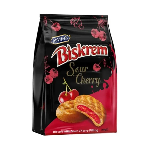 BISKREM BISCUITI 160GR VISINE