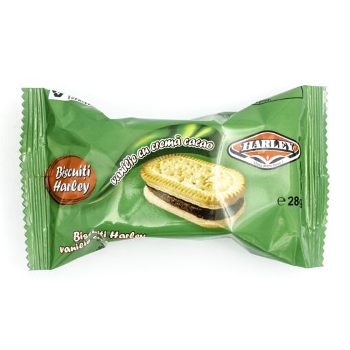 HARLEY BISCUITI 28GR CREMA VANILIE/CACAO