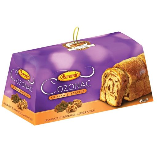 BOROMIR COZONAC 450GR NUCA/STAFIDE
