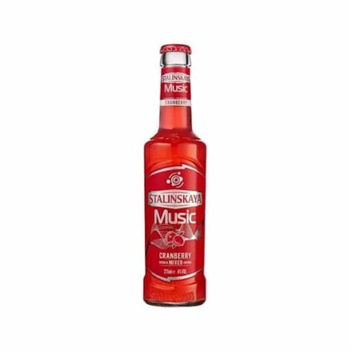 STALINSKAYA VODKA MUSIC CRANBERRY 0.275L