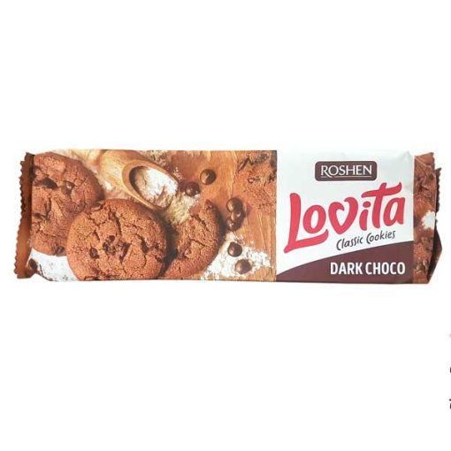 ROSHEN LOVITA BISCUITI 150GR CACAO GLAZURA CIOCO