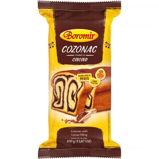 BOROMIR COZONAC 450GR CACAO