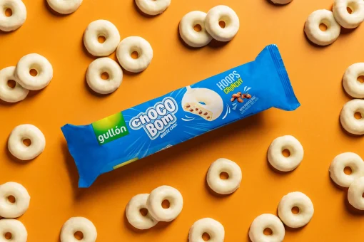 GULLON BISCUITI HOOPS 128G CHOCO ALBA