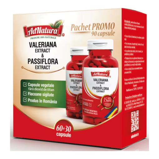 AD NATURA VALERIANA/PASSIFLORA EXTRACT PACH /60+30 CPS