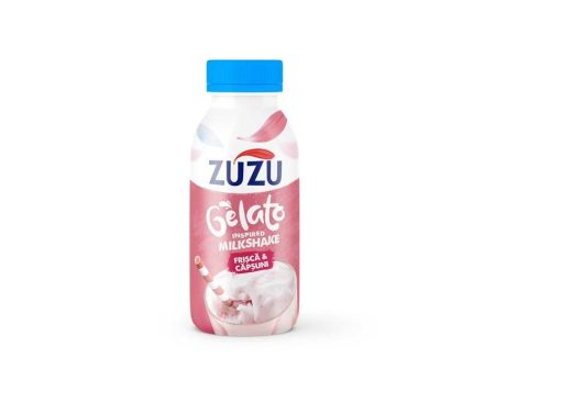 ZUZU GELATO MILKSHAKE 250ML FRISCA SI CAPSUNI
